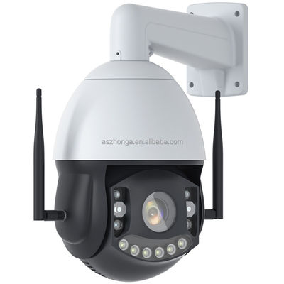 Siren 2MP 40X PTZ Zoom Pan Tilt Rotation HD Built-in IP 360 6 Inch Speed ​​Dome 4G SIM Card 1080P PTZ Camera Outdoor Radio