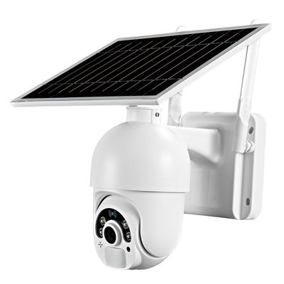 Πλήρης υπαίθρια Wifi IP θόλων CCTV ΝΥΧΤΕΡΙΝΉΣ ΌΡΑΣΗΣ 1080P ζουμ HD WiFi 2mp ηλιακή με μπαταρίες τηλεοπτική επιτήρηση καμερών εκκέντρων PTZ με PIR